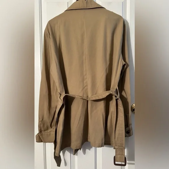 LEVI’s Men’s L 60’s Vintage Khaki Belted Safari Twill Field Utility Jacket CLEAN - Picture 2 of 16